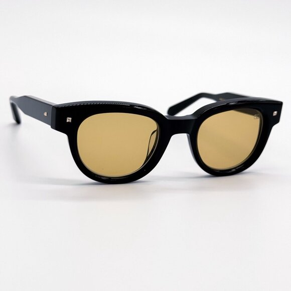 NEW VALENTINO SUNGLASSES VLS-163A BLACK/ORANGE UNISEX EYEWEAR